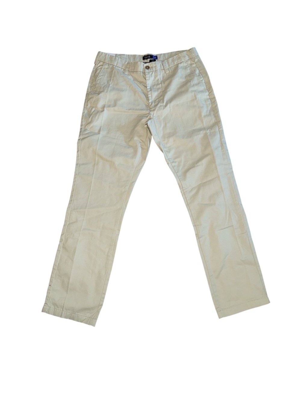 IZOD American Chino Straight Fit Flat Front Pants Silver Birch 32x32 NWT Mens‎ - Picture 2 of 6